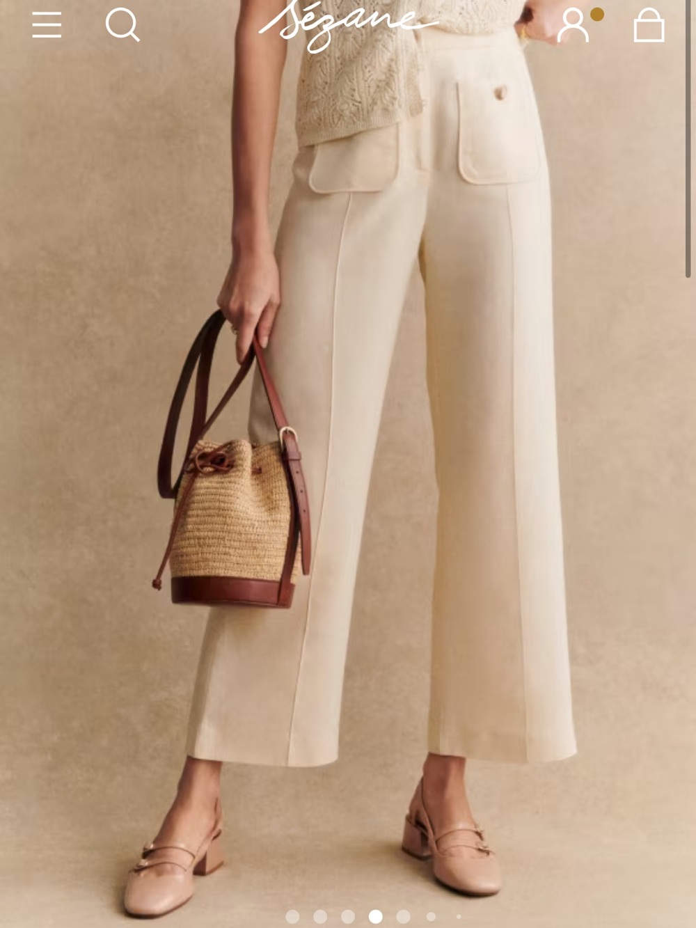 Sezane Emilio Trousers Wool 38 - Picture 12 of 12